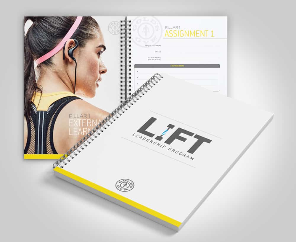 Lift Journal Gold's Gym example