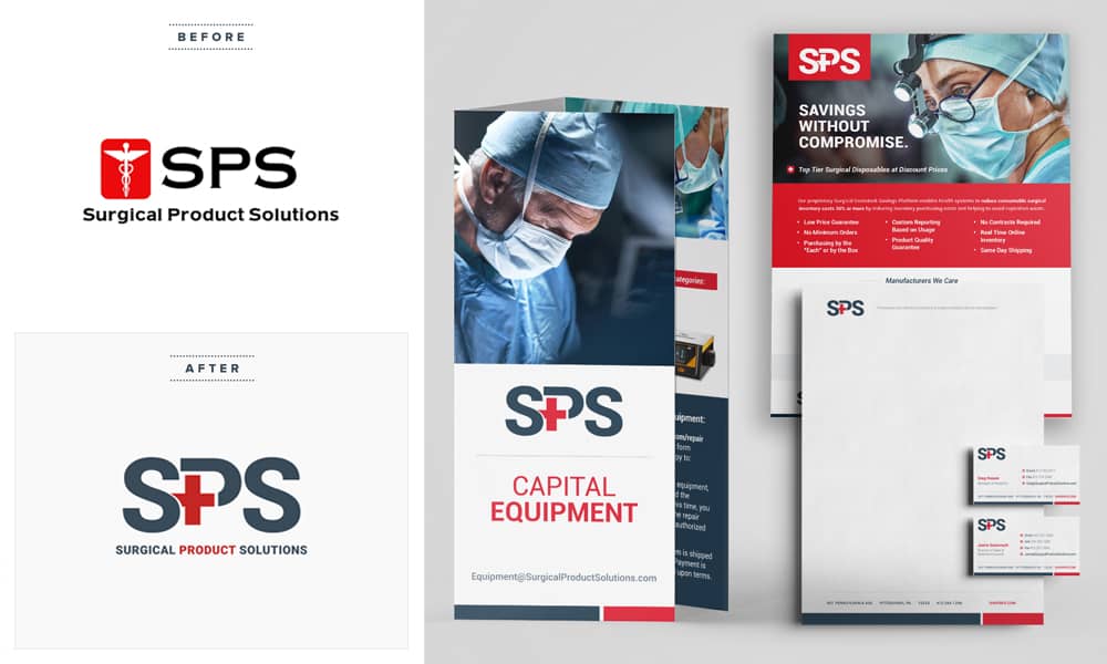 Surgical Product Solutions Branding Work