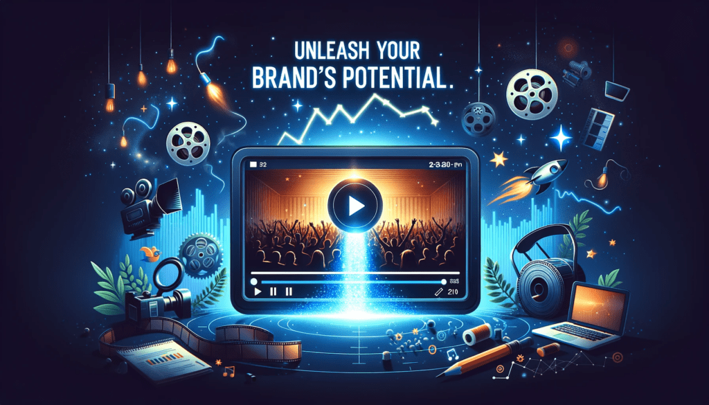Illustration Of A Video Unleashing A Brand'S Potential