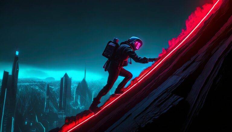 Trying To Climb A Very Steep Hill