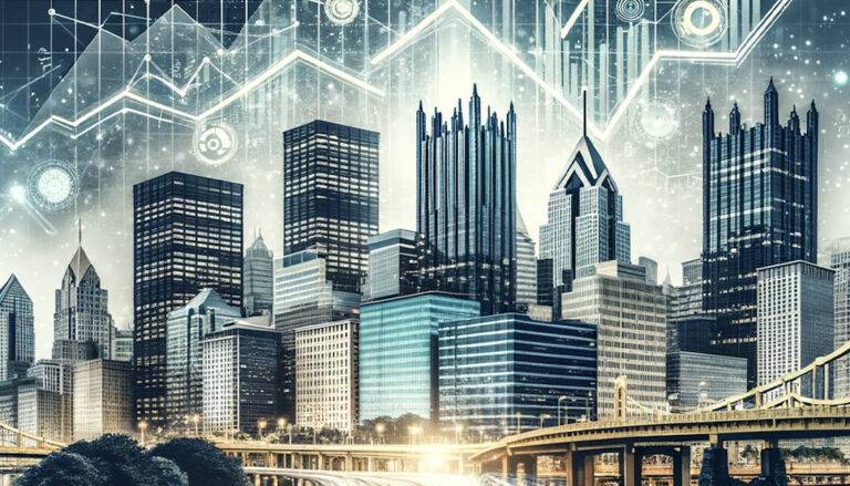 Illustration Of Pittsburgh Skyline