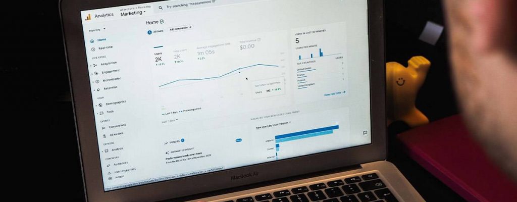 person tracking metrics for a lead generation landing page