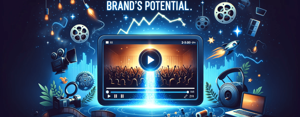 illustration of a video unleashing a brand's potential