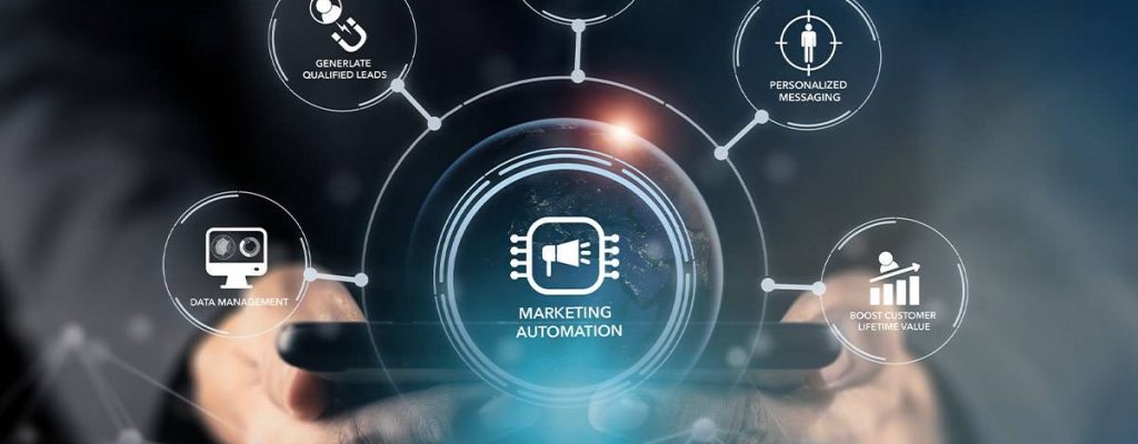 futuristic-looking image that conveys automation