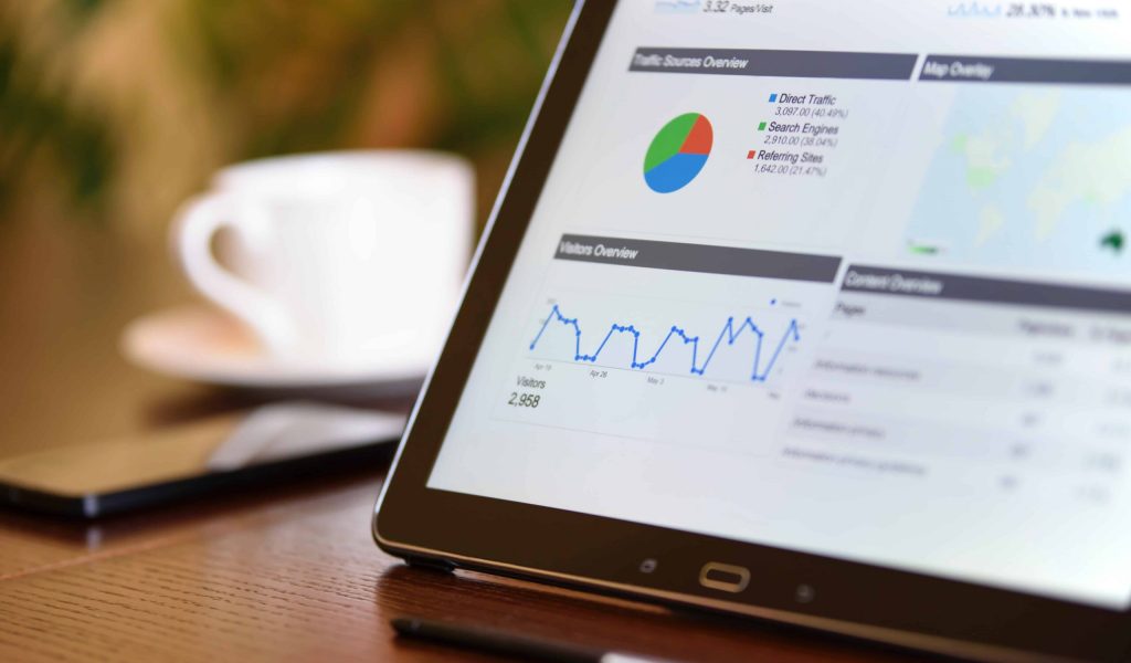 closeup of performance metrics